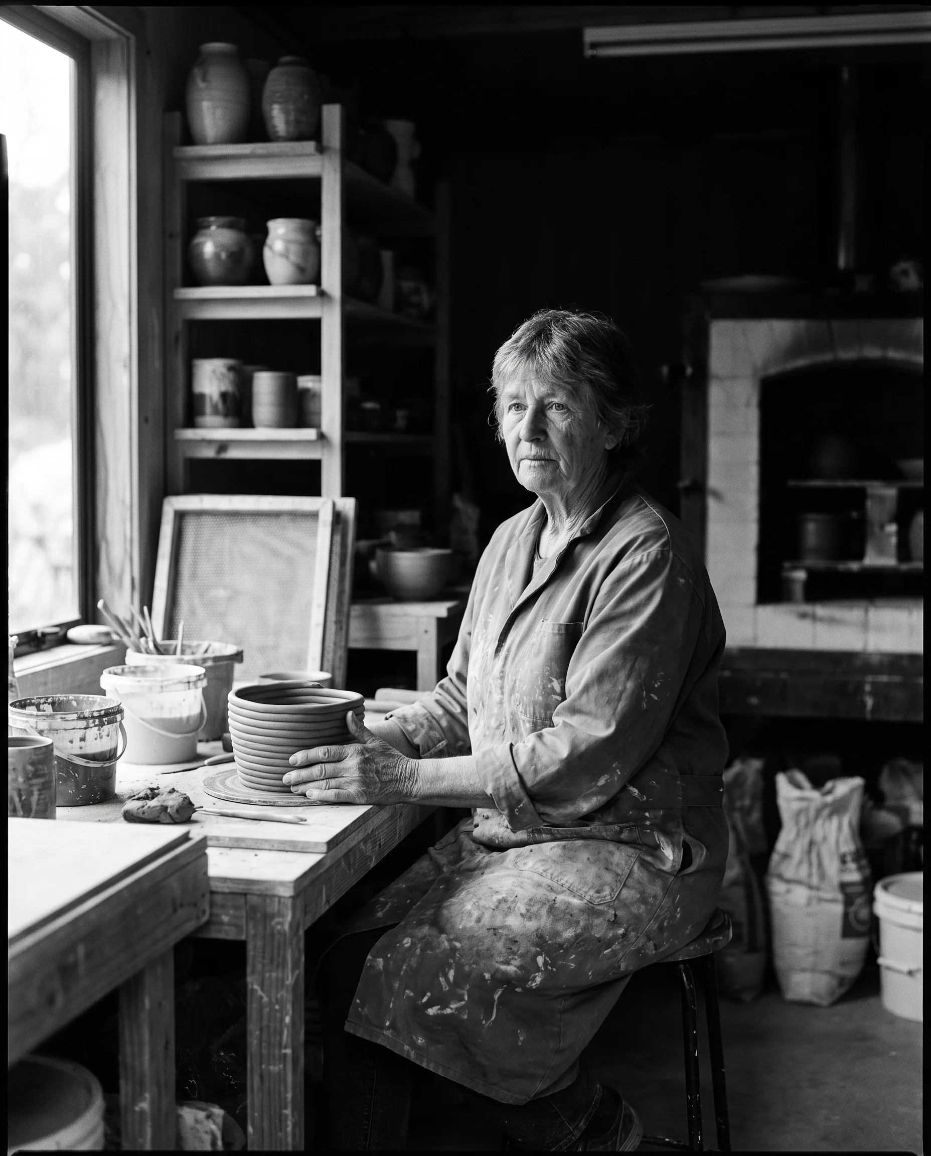 Marla Tregidga in the studio